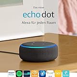 Das neue Echo Dot (3. Gen.) Intelligenter Lautsprecher mit Alexa, Anthrazit Stoff - 2