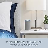 Amazon Echo (2. Gen.), Intelligenter Lautsprecher mit Alexa, Anthrazit Stoff - 5