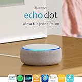 Das neue Echo Dot (3. Gen.) Intelligenter Lautsprecher mit Alexa, Sandstein Stoff - 2