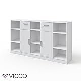 VICCO Wickeltisch ANNA Wickelkommode Baby Kids Wickelregal Babymöbel Kommode Wickelauflage abnehmbar ++ auch als SIDEBOARD stellbar - 6