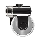 Bosch MUM48A1 Küchenmaschine (600 Watt, 3,9 Liter, Edelstahl-Rührschüssel, Durchlaufschnitzler, Rezept DVD) schwarz - 3