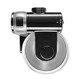 Bosch MUM48A1 Küchenmaschine (600 Watt, 3,9 Liter, Edelstahl-Rührschüssel, Durchlaufschnitzler, Rezept DVD) schwarz - 3