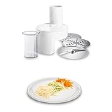 Bosch MUM4880 Küchenmaschine MUM4 (600 Watt, Edelstahl-Rührschüssel, Durchlaufschnitzler, Mixeraufsatz Kunststoff, Fleischwolf, Zitruspresse, Rezept DVD) weiß - 5