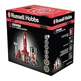 Russell Hobbs 24700-56 Stabmixer 3-in-1 Desire, Schneebesen, Messbecher, für Smoothie, Suppen und Babynahrung, rot/schwarz - 2