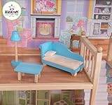 KidKraft 65252 Majestic Mansion Puppenhaus aus Holz mit Zubehör für 30 cm große Puppen mit 34 Accessoires und 4 Spielebenen - 12