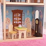 KidKraft 65252 Majestic Mansion Puppenhaus aus Holz mit Zubehör für 30 cm große Puppen mit 34 Accessoires und 4 Spielebenen - 7