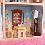 KidKraft 65252 Majestic Mansion Puppenhaus aus Holz mit Zubehör für 30 cm große Puppen mit 34 Accessoires und 4 Spielebenen - 7