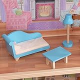 KidKraft 65252 Majestic Mansion Puppenhaus aus Holz mit Zubehör für 30 cm große Puppen mit 34 Accessoires und 4 Spielebenen - 8