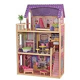 KidKraft 65092 Kayla Puppenhaus aus Holz mit Zubehör für 30 cm große Puppen mit 10 Accessoires und 3 Spielebenen - 3