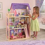 KidKraft 65092 Kayla Puppenhaus aus Holz mit Zubehör für 30 cm große Puppen mit 10 Accessoires und 3 Spielebenen - 4