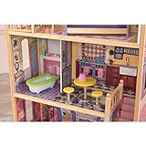 KidKraft 65092 Kayla Puppenhaus aus Holz mit Zubehör für 30 cm große Puppen mit 10 Accessoires und 3 Spielebenen - 8