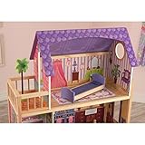 KidKraft 65092 Kayla Puppenhaus aus Holz mit Zubehör für 30 cm große Puppen mit 10 Accessoires und 3 Spielebenen - 9