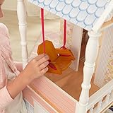 KidKraft 65023 Savannah Puppenhaus aus Holz mit Zubehör für 30 cm große Puppen mit 14 Accessoires und 4 Spielebenen - 8