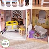 KidKraft 65839 Magnolia Mansion Puppenhaus aus Holz mit Zubehör für 30 cm große Puppen mit 13 Accessoires und 3 Spielebenen - 17