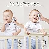 Baby Fieberthermometer CocoBear Stirnthermometer Ohrthermometer Medizinischer Infrarot Digital Thermometer, Sofortiges Lesen Fieberwarnung Klinische Überwachung CE FDA und RoHS Zertifiziert - 6