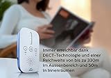 Philips Avent SCD501/00 Audio-Babyphone mit DECT-Technologie, Nachtlicht, Geräuschpegelanzeige,  weiß/blau - 2