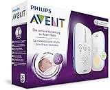 Philips Avent SCD501/00 Audio-Babyphone mit DECT-Technologie, Nachtlicht, Geräuschpegelanzeige,  weiß/blau - 7