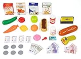Smoby 350210 - Supermarkt mit Einkaufswagen, Verschiedene Spielwaren - 4