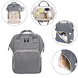 Baby Wickelrucksack Wickeltasche mit Wickelunterlage Multifunktional Oxford Große Kapazität Babyrucksack Kein Formaldehyd Reiserucksack für Unterwegs - 2