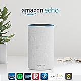 Amazon Echo (2. Gen.), Intelligenter Lautsprecher mit Alexa, Sandstein Stoff - 2