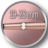 Remington CI83V6 Lockenstab Keratin Protect, kegelförmig, hochwertige Grip-Tech-Keramikbeschichtung, grau/rose gold - 3