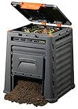 Eco Komposter, 320L, schwarz - 3