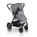 Kinderkraft Moov Multi Kinderwagen Kombikinderwagen 3in1 mit Buggy Babyschale Grau - 19