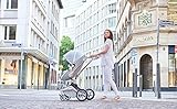 Hot Mom Kombikinderwagen 3 in 1 Funktion mit Buggy und Babywanne 2018 neues Design, Baby Autoschale separate erhältlich - komplett Grey - 8