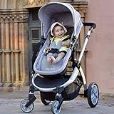 Hot Mom Multi Kinderwagen Kombikinderwagen 2 in 1 mit Buggy 2018 neues Design, Babyschale separat erhältlich - Grey - 5