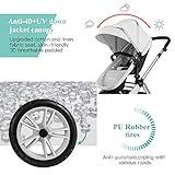 Hot Mom Multi Kinderwagen Kombikinderwagen 2 in 1 mit Buggy 2018 neues Design, Babyschale separat erhältlich - Grey - 7