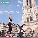 Hot Mom Multi Kinderwagen Kombikinderwagen 2 in 1 mit Buggy 2018 neues Design, Babyschale separat erhältlich - Grey - 9