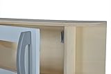 Eichhorn 100002494 - Spielküche aus Holz, Herd mit leuchtenden Herdplatten, Spüle, Backofen und Dunstabzug, 36x69x99cm, Kiefernholz, Birkenholz - 8