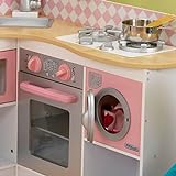 KidKraft 53185 Grand Gourmet Spielküche aus Holz für Kinder mit Zubehör - rosa & weiß - 12