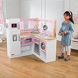 KidKraft 53185 Grand Gourmet Spielküche aus Holz für Kinder mit Zubehör - rosa & weiß - 4