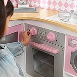 KidKraft 53185 Grand Gourmet Spielküche aus Holz für Kinder mit Zubehör - rosa & weiß - 7