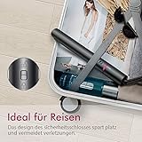 Glätteisen Locken und Glätten Haarglätter für Lockenstyling, Profi Turmalin Keramik Haarstyling mit Einstellbare Temperatur (120 ℃ - 230 ℃) Dual-Spannung für alle Haartypen - Grau - 5