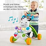 Fisher-Price DLD94 Zebra Lauflernwagen Lauflernhilfe mit Musik und Lichtern lehrt Buchstaben und Zahlen, ab 6 Monaten deutschsprachig - 5