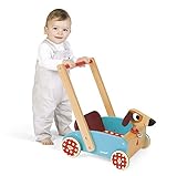 Janod J05995 - Lauflernwagen aus Holz, Crazy Doggy - 2