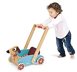 Janod J05995 - Lauflernwagen aus Holz, Crazy Doggy - 3