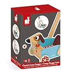 Janod J05995 - Lauflernwagen aus Holz, Crazy Doggy - 5