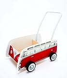 Hape E0379 Bulli Lauflernwagen, rot - 3