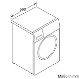 Siemens IQ700 WM16W540 Waschmaschine / 8,00 kg / A+++ / 137 kWh / 1.600 U/min / Schnellwaschprogramm / Nachlegefunktion / aquaStop mit lebenslanger Garantie / - 6