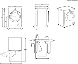 AEG L7FE74485 Waschmaschine Frontlader / A+++ (137 kWh/Jahr) / 8 kg XXL ProTex Schontrommel / Weiß / Mengenautomatik / Dampfprogramm für Hemden und Blusen / Waschautomat - 2