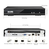 ZOSI CCTV 4CH 960P HD Wireless NVR System Funk Überwachungsset mit 1TB Festplatte Plus 4 X 1.3MP WLAN Outdoor Netzwerk Außen IP Überwachungskamera, Kabellos - 3