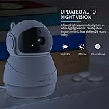 APEMAN WLAN Kamera IP ÜberwachungsKamera 1080P mit 2 Wege Audio,Bewegungserkennung,Nachtsicht und Intelligenter Rotation, Indoor-Baby/Haustier-Monitor     - 2