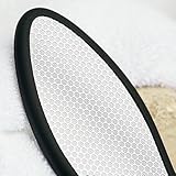 Premium Laser-Hornhautraspel inkl Mini-Hornhautfeile von DYNESSE. Hornhautentferner mit ergonomischem rutschfestem Griff. Edelstahl Fußfeile, Fußraspel für Pediküre und Fußpflege. Hornhauthobel - 7