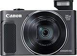 Canon PowerShot SX620 HS Digitalkamera (20,2 Megapixel, 25-fach optischer Zoom, 50-fach ZoomPlus, 7,5cm (3 Zoll) Display, opt Bildstabilisator, WLAN, NFC) schwarz - 2