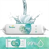 Pampers Aqua Pure Feuchttücher, mit 99% Purem Wasser, Dermatologisch Getestet, 18er Pack (18 x 48 Stück) - 2