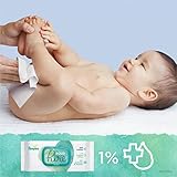 Pampers Aqua Pure Feuchttücher, mit 99% Purem Wasser, Dermatologisch Getestet, 18er Pack (18 x 48 Stück) - 3