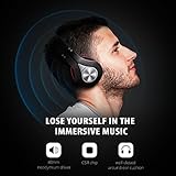 Mpow Bluetooth Kopfhörer over Ear, [Bis zu 20 Std] Kabellose Kopfhoerer mit Hi-Fi Stereo mit Dual 40mm Treiber, CVC 6.0 Noise Canceling für Integriertem Mikrofon Freisprechen - 2
